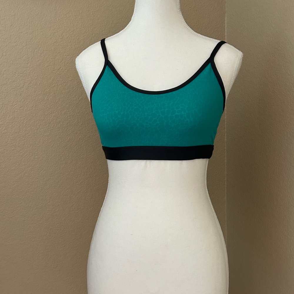 Women's Teal Sports Bra zyia - Picture 6 of 7